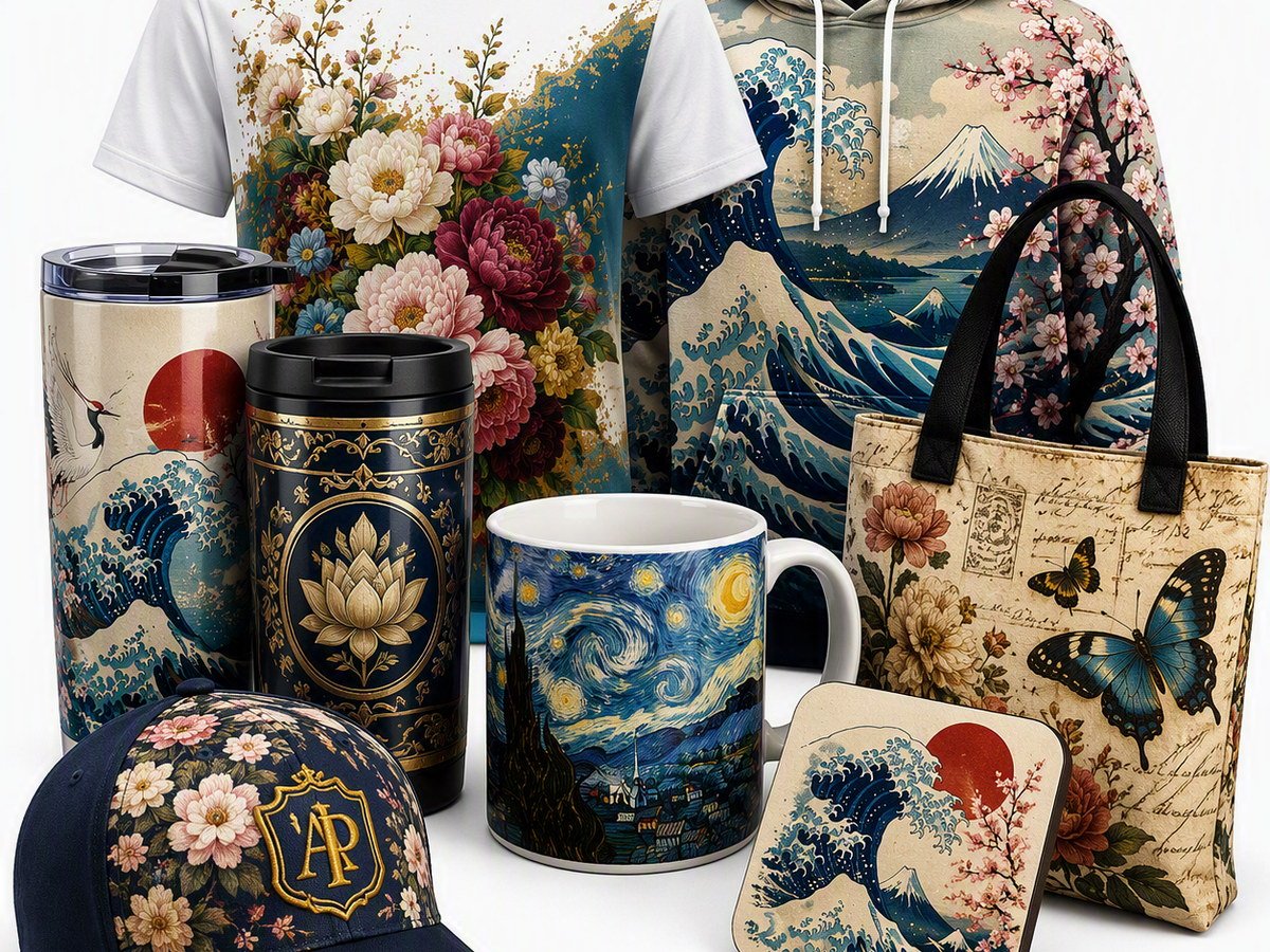 Examples of ArtToProduct prepared products